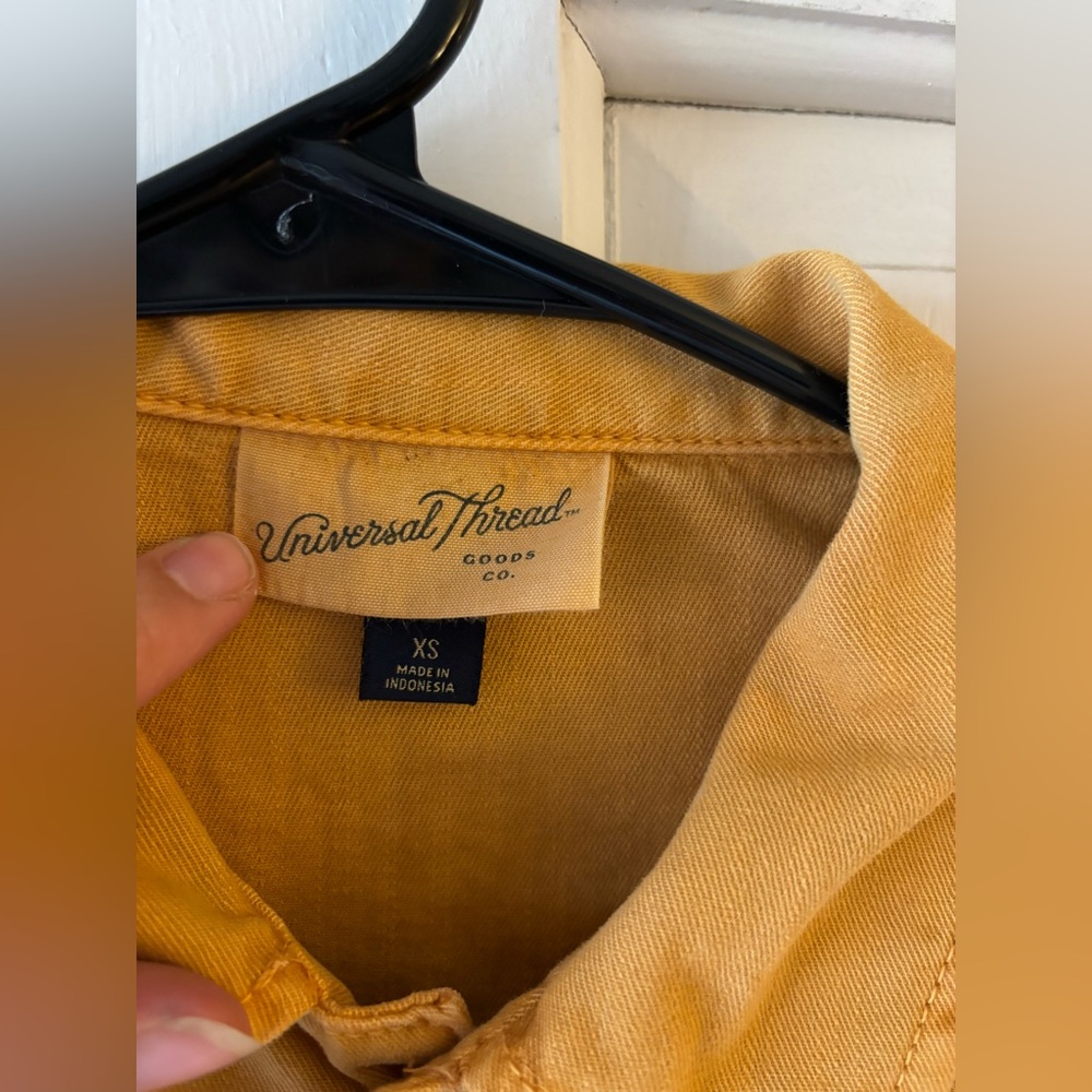 Universal Thread Yellow Denim Shacket - image 4